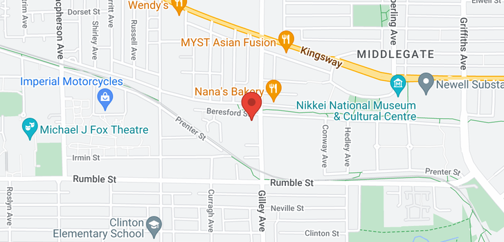 map of 7349 GILLEY AVENUE